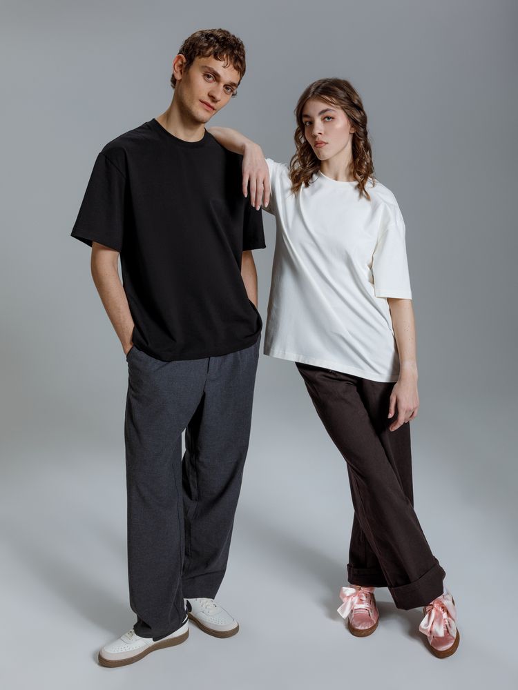 Изображение №13 | Футболка оверсайз Kangas, черная, XS/S