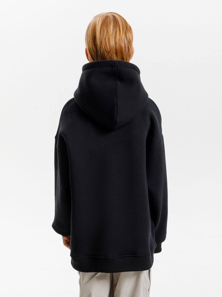 Изображение №12 | Худи детское оверсайз Junipero, черное, 6 лет