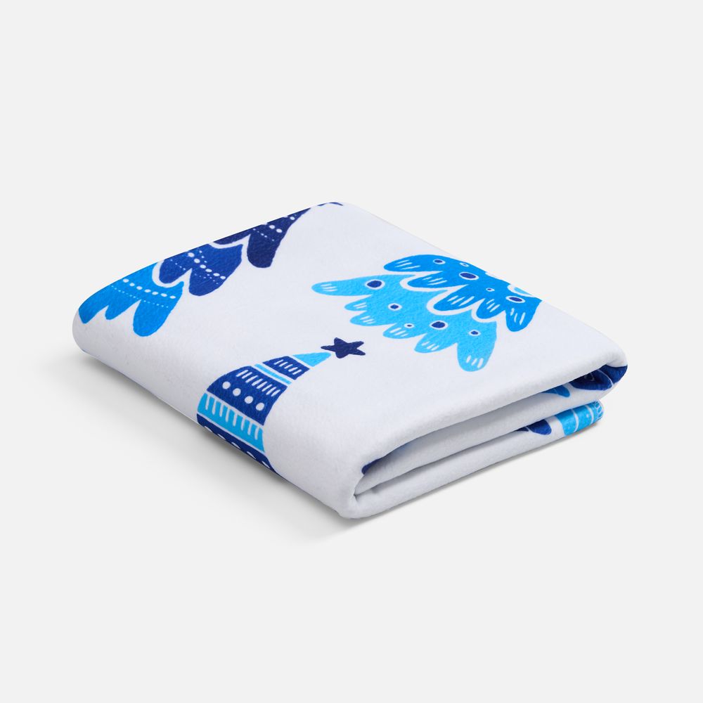 Изображение №3 | Флисовый плед Imaginario, синий