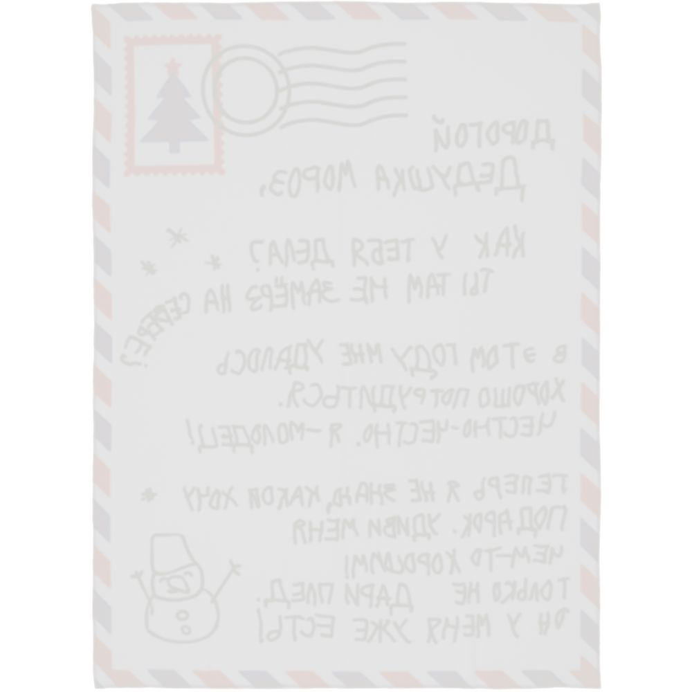 Изображение №2 | Флисовый плед «Письмо Деду Морозу»