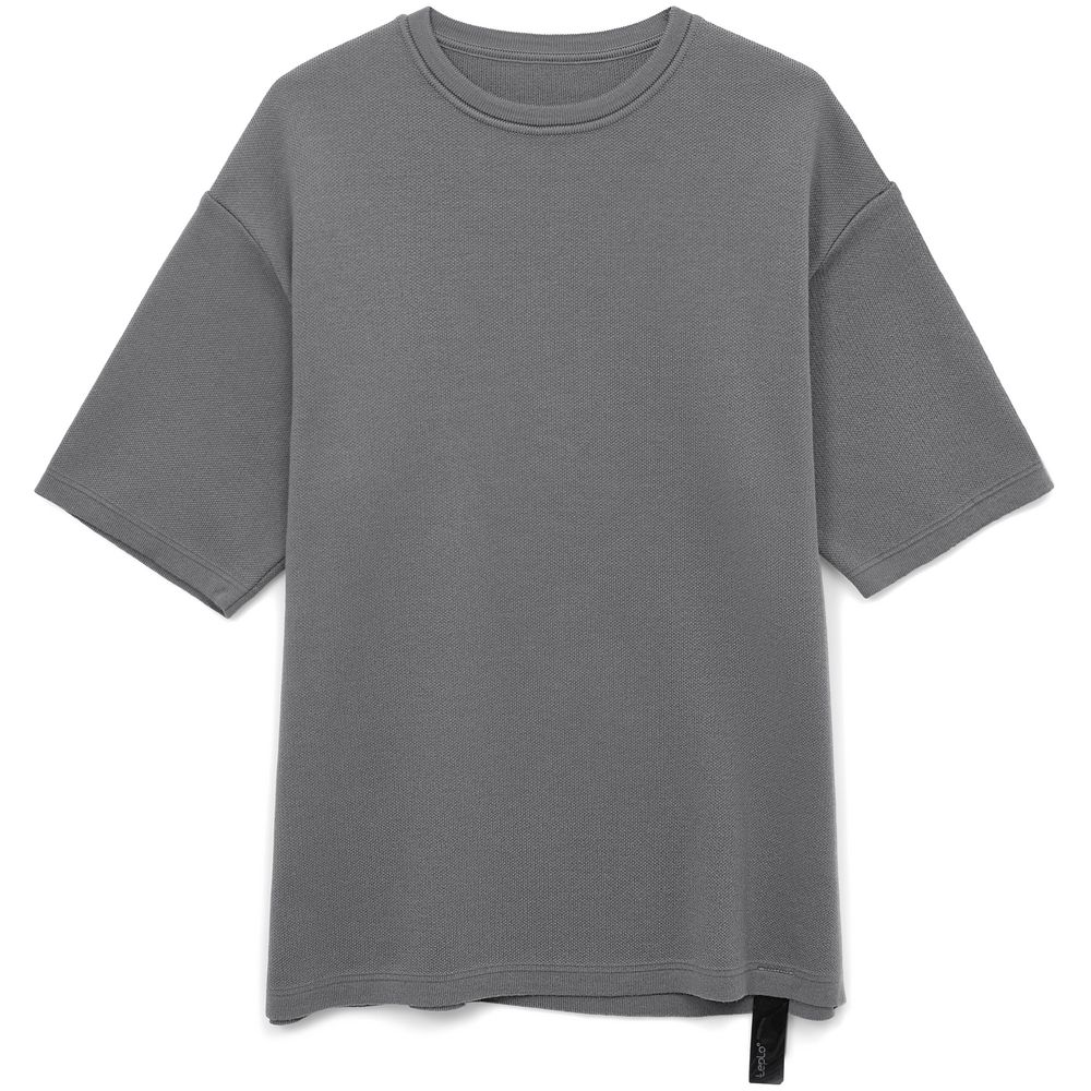 Изображение №1 | Джемпер с коротким рукавом Siluetti Volumica, серый, размер XS/S