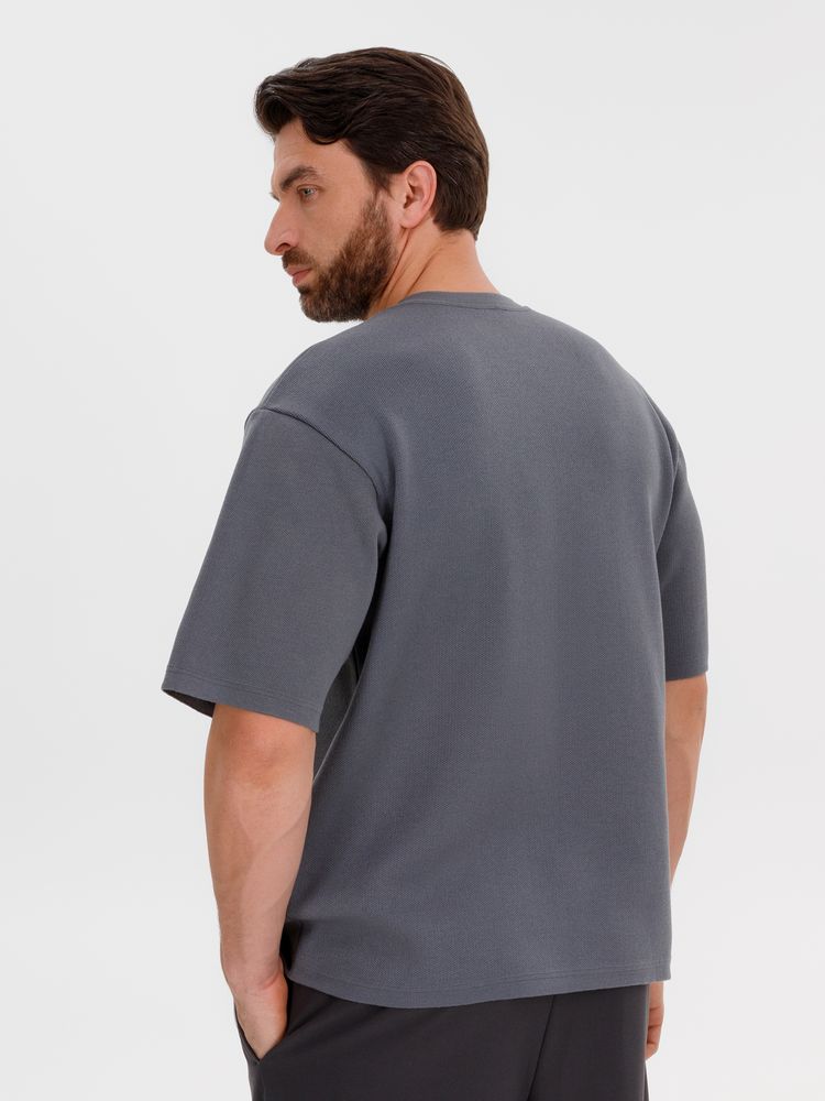 Изображение №9 | Джемпер с коротким рукавом Siluetti Volumica, серый, размер XS/S