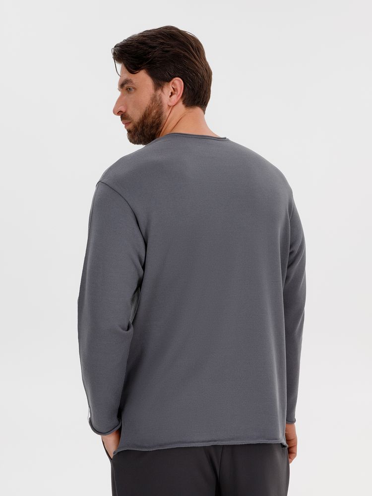 Изображение №7 | Лонгслив унисекс Siluetti Fuori, серый, размер S/M