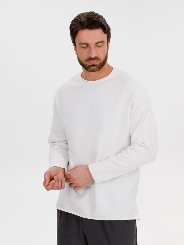 Изображение №10 | Лонгслив унисекс Siluetti Fuori, молочно-белый, размер L/XL