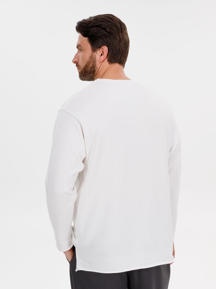 Изображение №11 | Лонгслив унисекс Siluetti Fuori, молочно-белый, размер L/XL