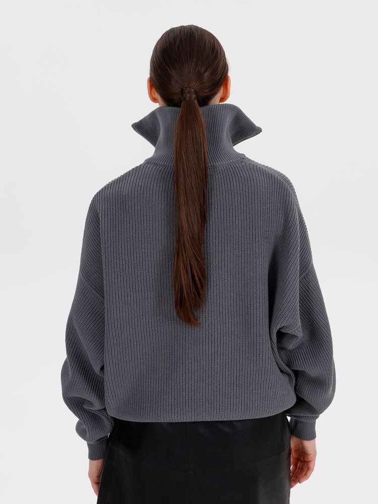 Изображение №7 | Джемпер Siluetti Birne, серый, размер S/M