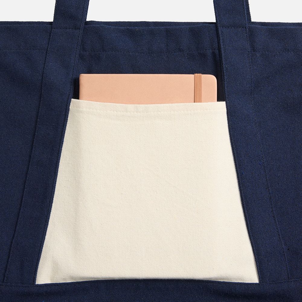 Изображение №5 | Шопер Shophop, синий с неокрашенным