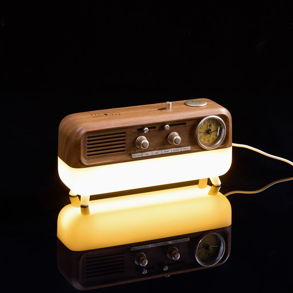 Изображение №8 | Bluetooth-колонка с беспроводной зарядкой, часами и подсветкой Multiverse, ver.2