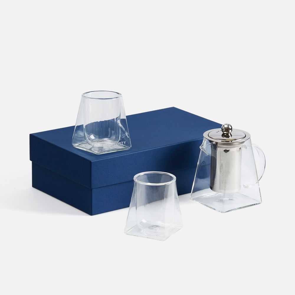 Изображение №1 | Чайный набор Quadroni в темно-синей коробке