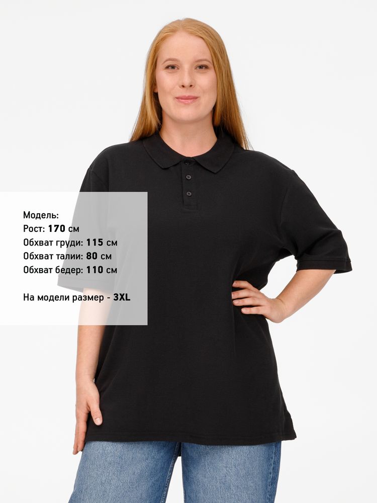 Изображение №15 | Рубашка поло унисекс Upswing, черная, размер S