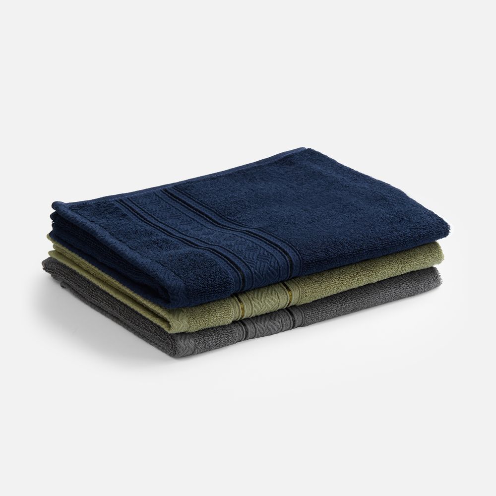 Изображение №4 | Полотенце махровое Terrychic, среднее, темно-серое