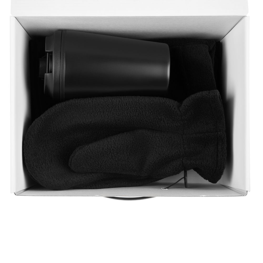 Изображение №2 | Набор Fleecy с термостаканом, черный