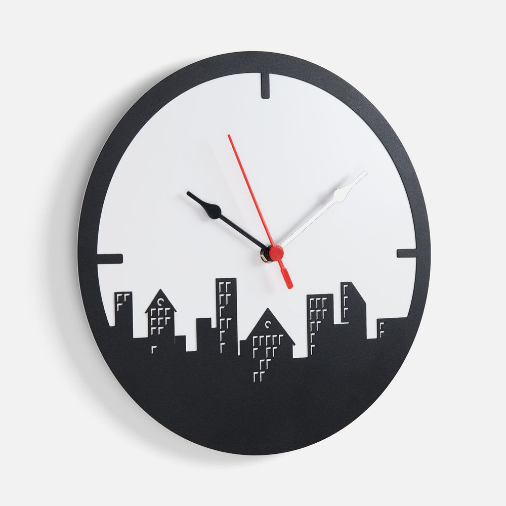 Изображение | Часы «Города», черные