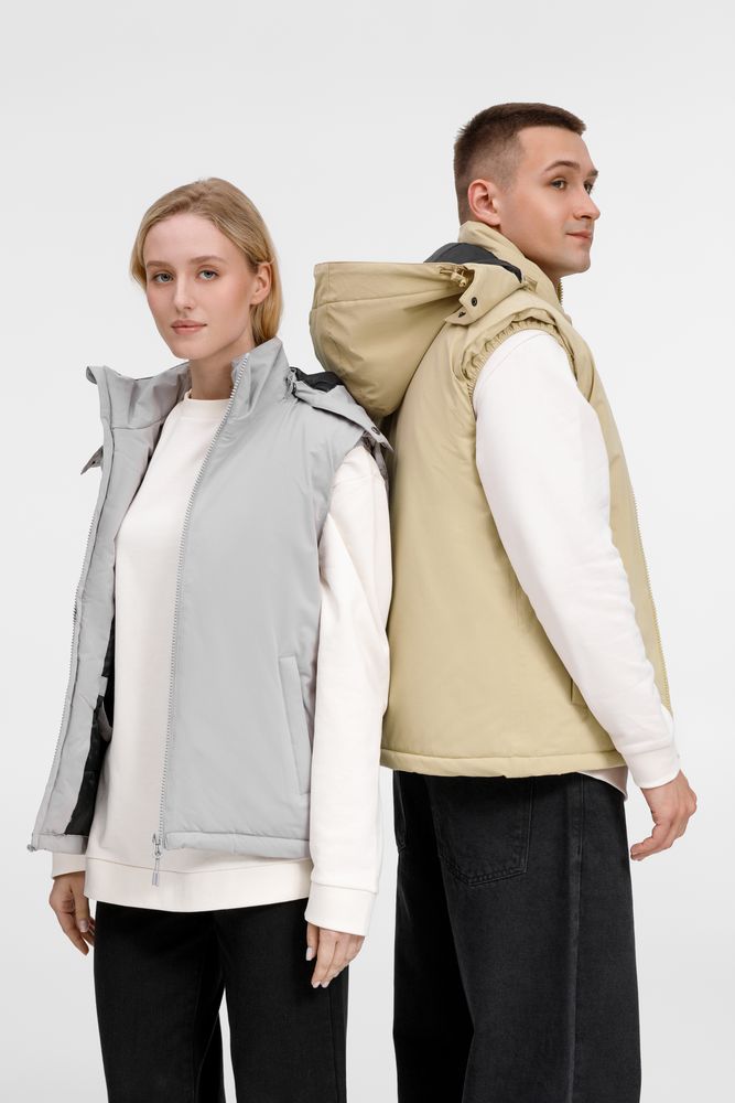 Изображение №22 | Жилет унисекс Sfera, светло-серый, размер S