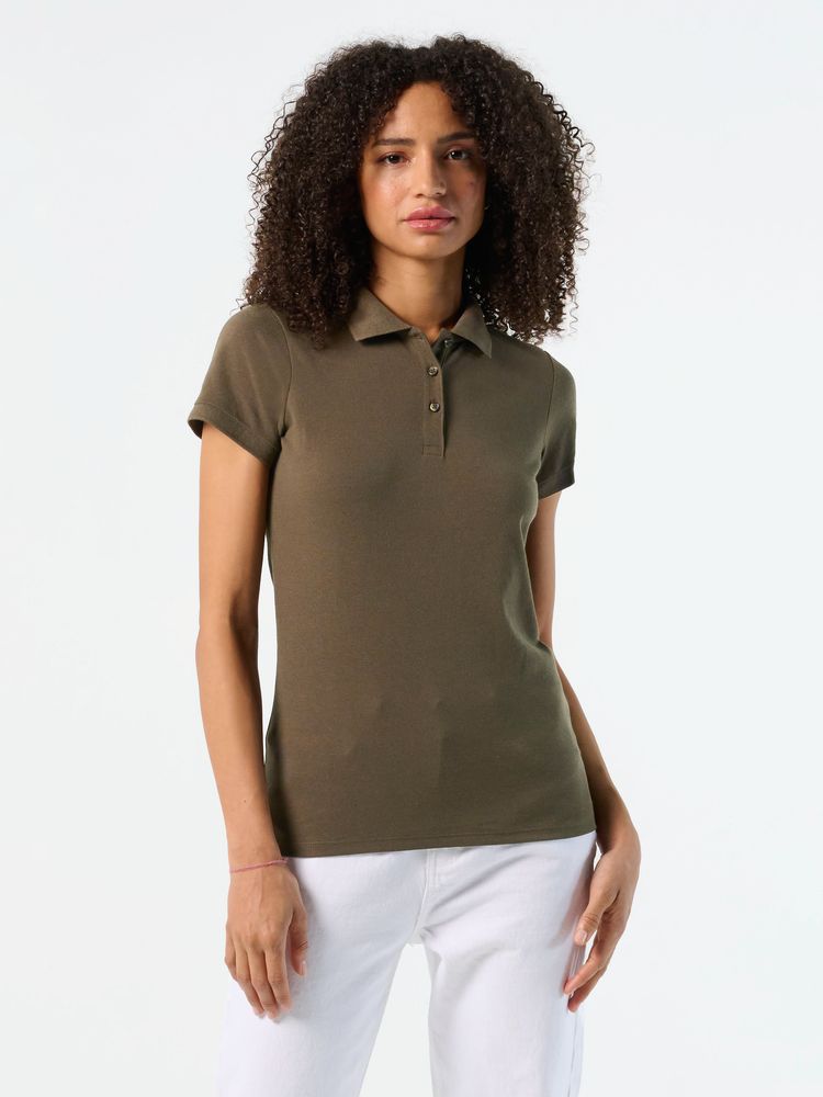 Изображение №3 | Рубашка поло женская Prime Women 200 ярко-зеленая, размер M