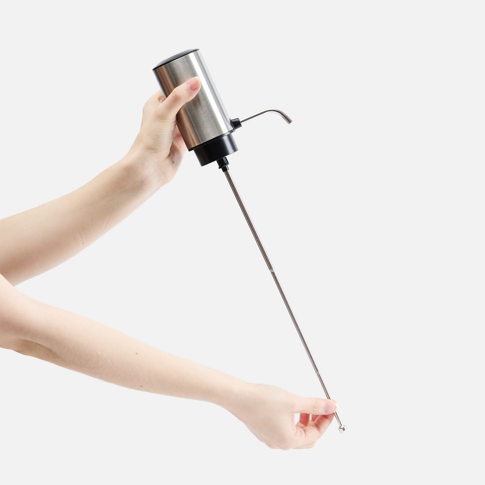 Изображение №9 | Электрический аэратор-дозатор для вина Tuoretta, серебристый