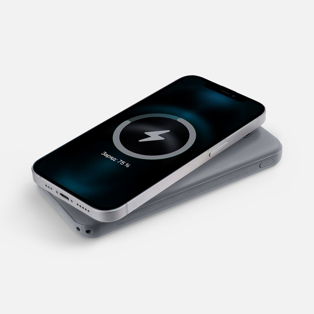 Изображение №7 | Аккумулятор Omni Qi 10000 мАч, ver.2, серый