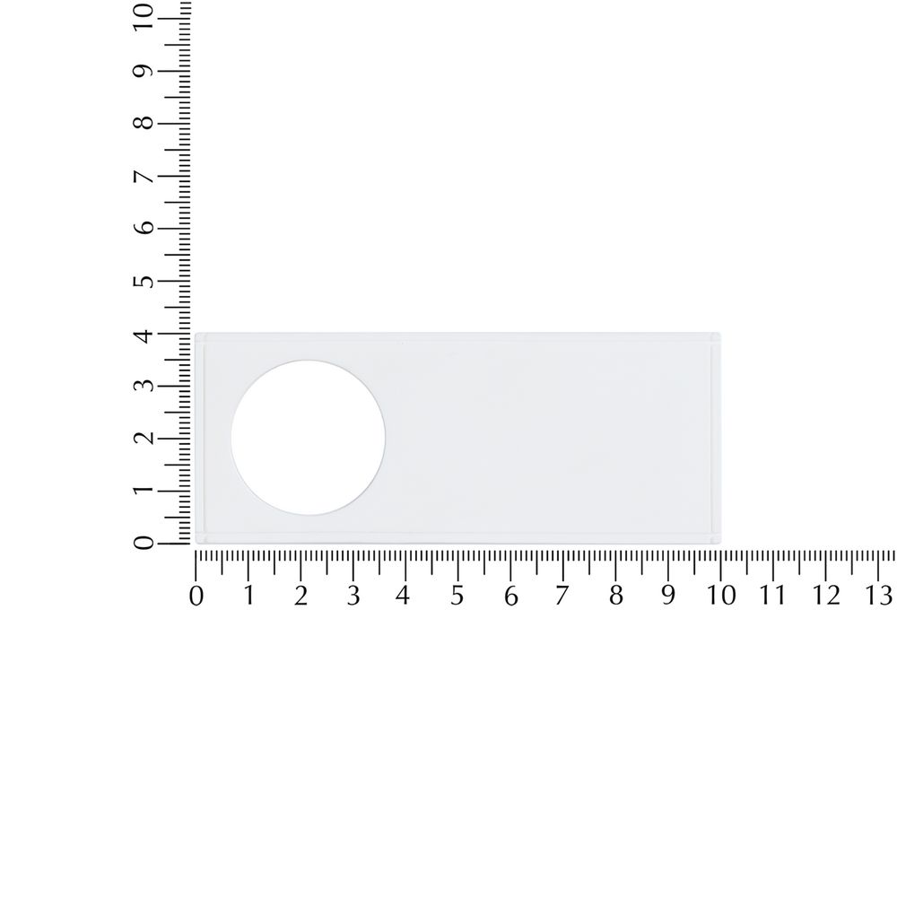 Изображение №3 | Лейбл из ПВХ с вырубкой «Круг», белый