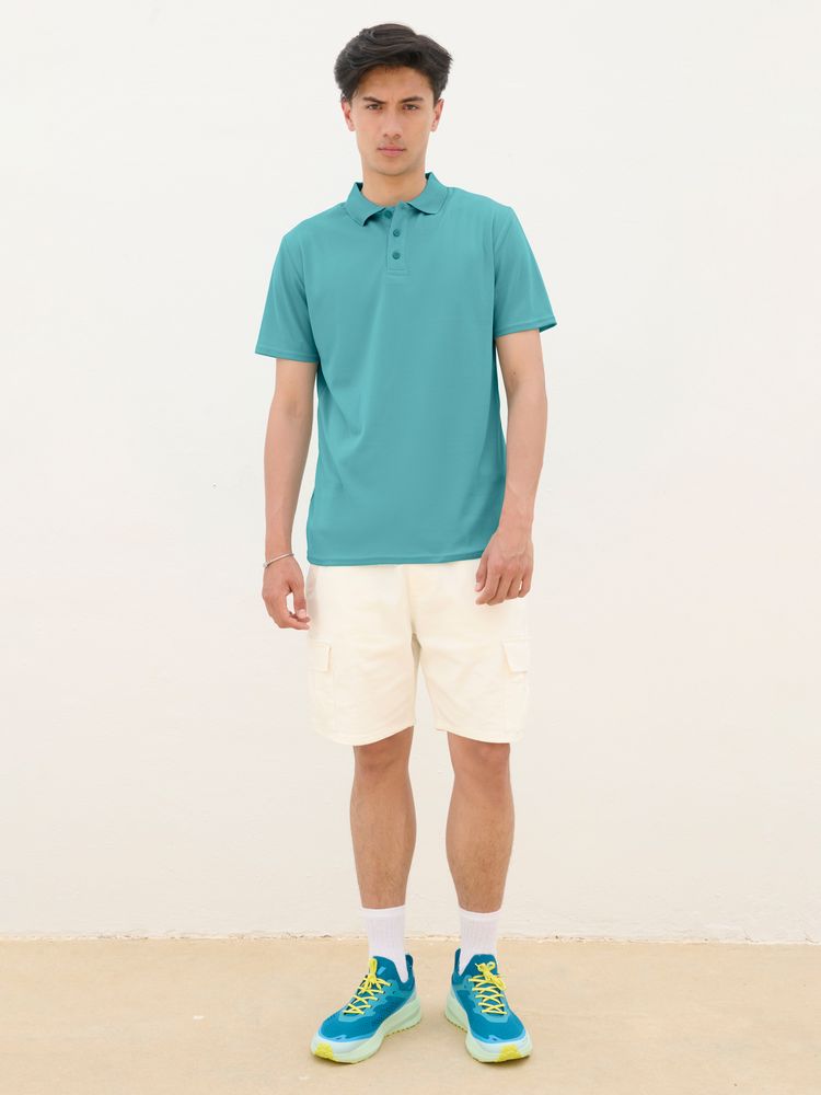 Изображение №5 | Рубашка поло унисекс Pitcher, белая, размер XS