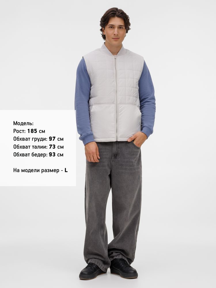 Изображение №5 | Жилет унисекс Warmbridge, светло-серый, размер S