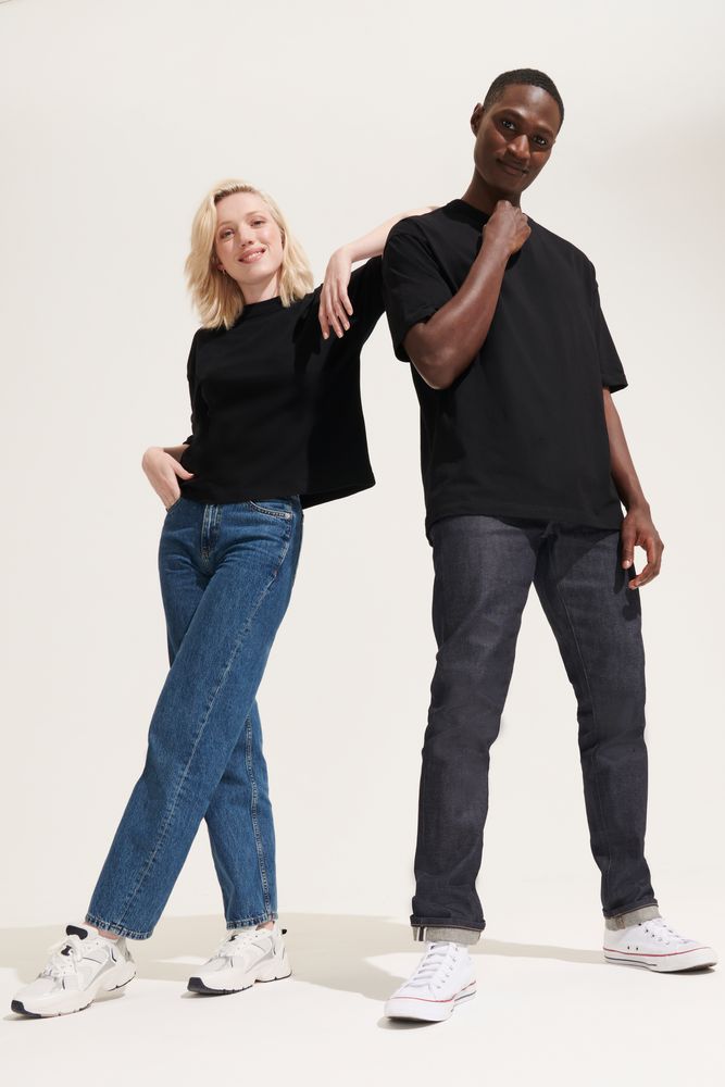 Изображение №7 | Футболка оверсайз женская Boxy Women, черная, размер XS