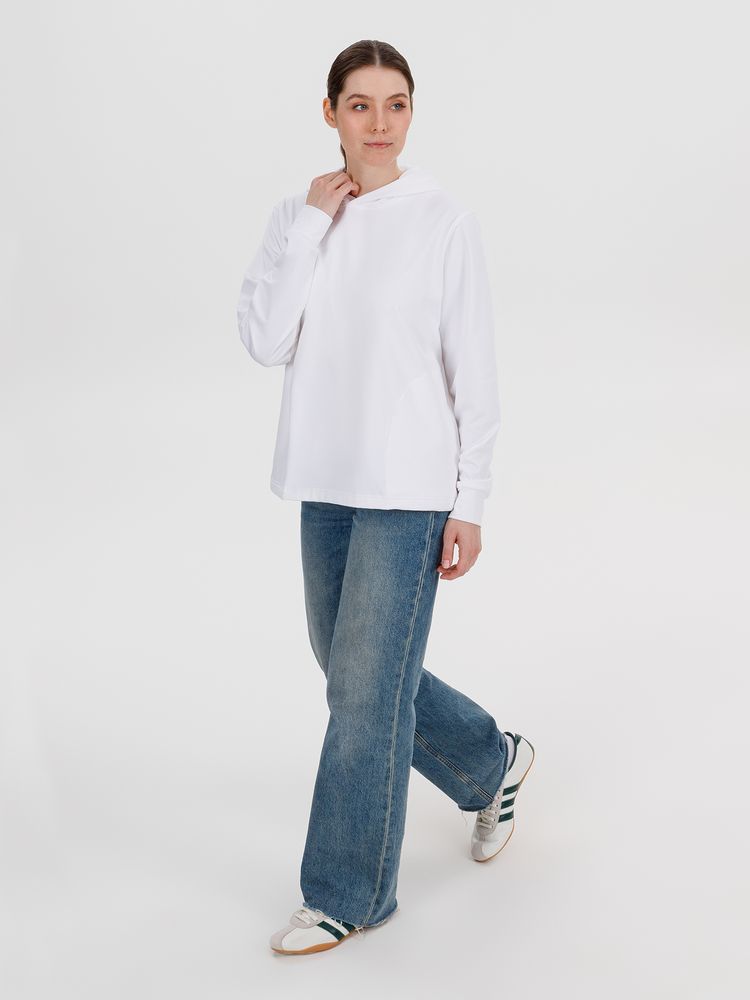 Изображение №10 | Худи унисекс Morfiss, белое, размер XS/S