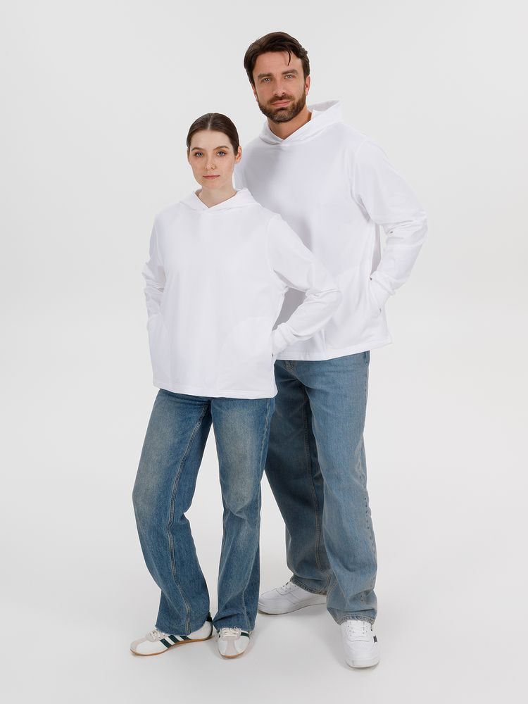 Изображение №13 | Худи унисекс Morfiss, белое, размер XS/S