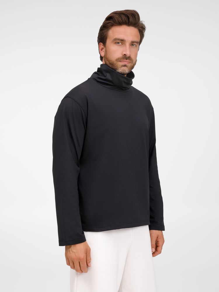 Изображение №1 | Лонгслив из бифлекса Morfiss, черный, размер XS/S