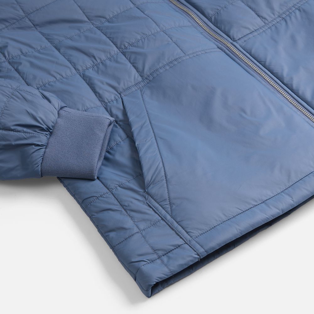 Изображение №4 | Куртка унисекс Warmbridge, синяя (джинс), размер S