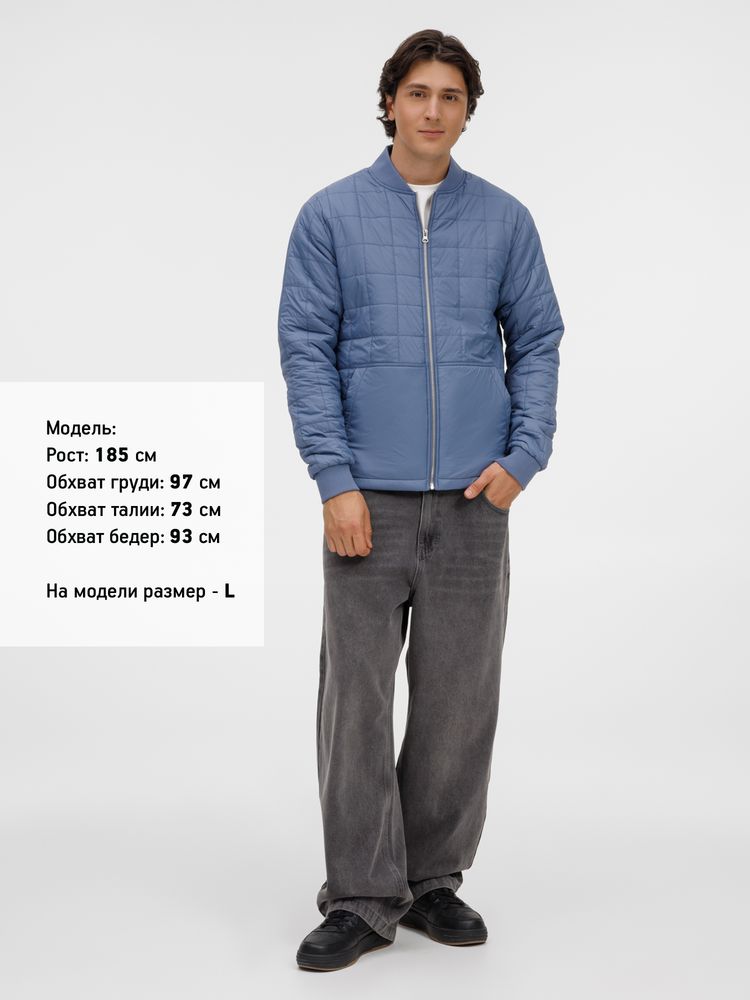 Изображение №7 | Куртка унисекс Warmbridge, синяя (джинс), размер S