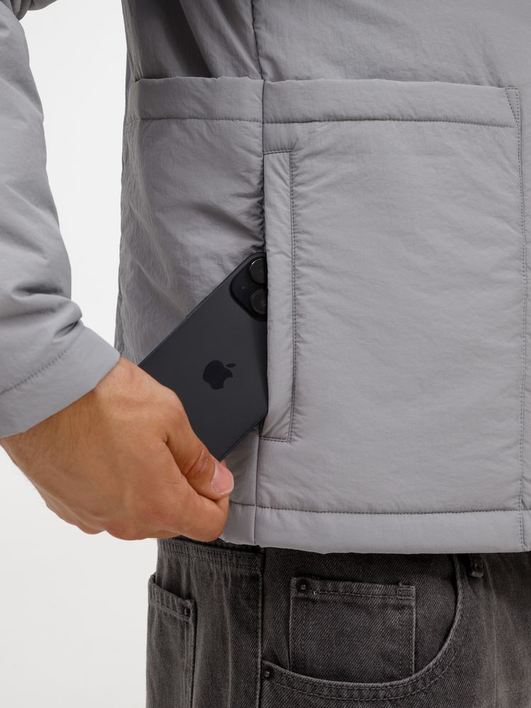 Изображение №13 | Куртка унисекс Veter, серая, размер XS/S