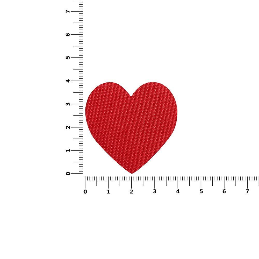 Изображение №2 | Наклейка тканевая Lunga Cor, M, красная