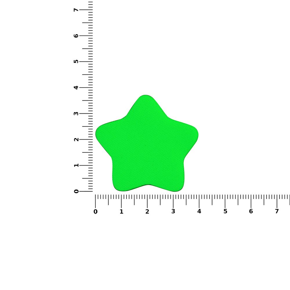 Изображение №2 | Наклейка тканевая Lunga Bial, M, зеленый неон