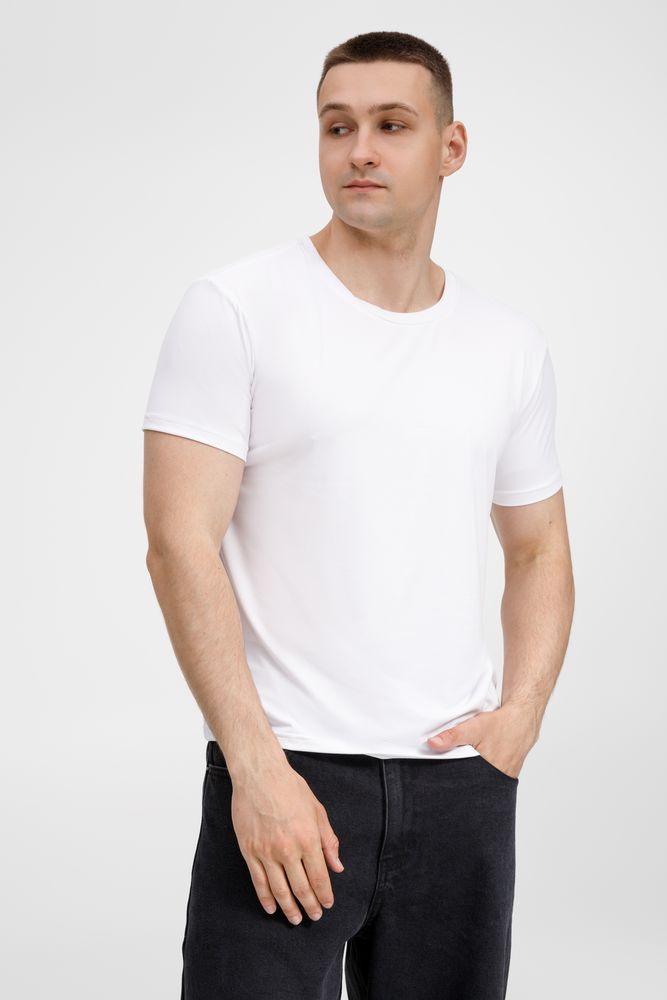 Изображение №1 | Футболка унисекс Senti, белая, размер S