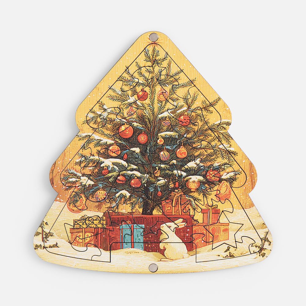 Изображение №2 | Пазл фигурный «Елочка»