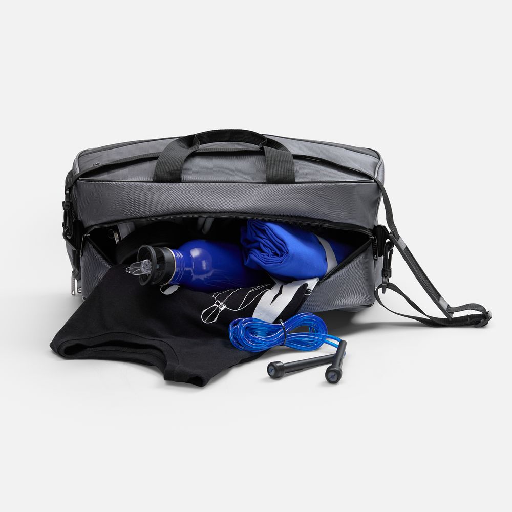 Изображение №8 | Спортивная сумка Atlantes, светло-серая с черным