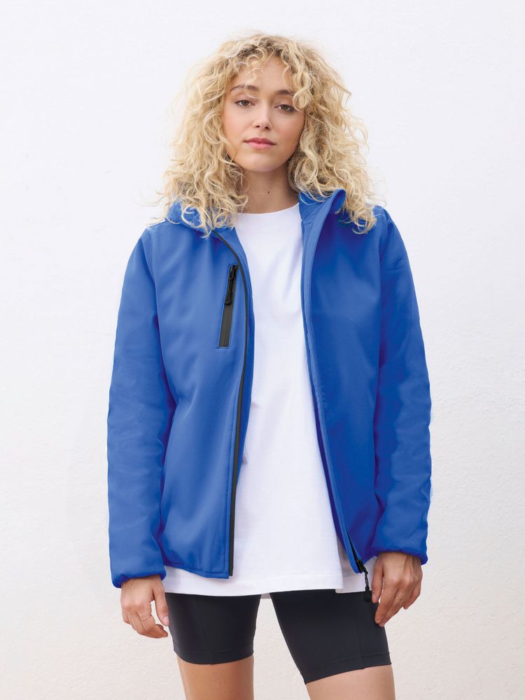 Изображение №4 | Куртка софтшелл с капюшоном женская Falcon Women, ярко-синяя (royal), размер S