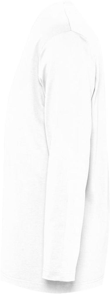 Изображение №3 | Футболка мужская с длинным рукавом Monarch 150 белая, размер S