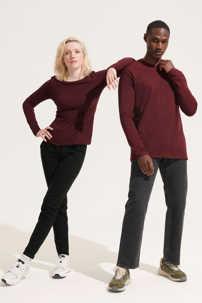 Изображение №5 | Футболка мужская с длинным рукавом Monarch 150 белая, размер S