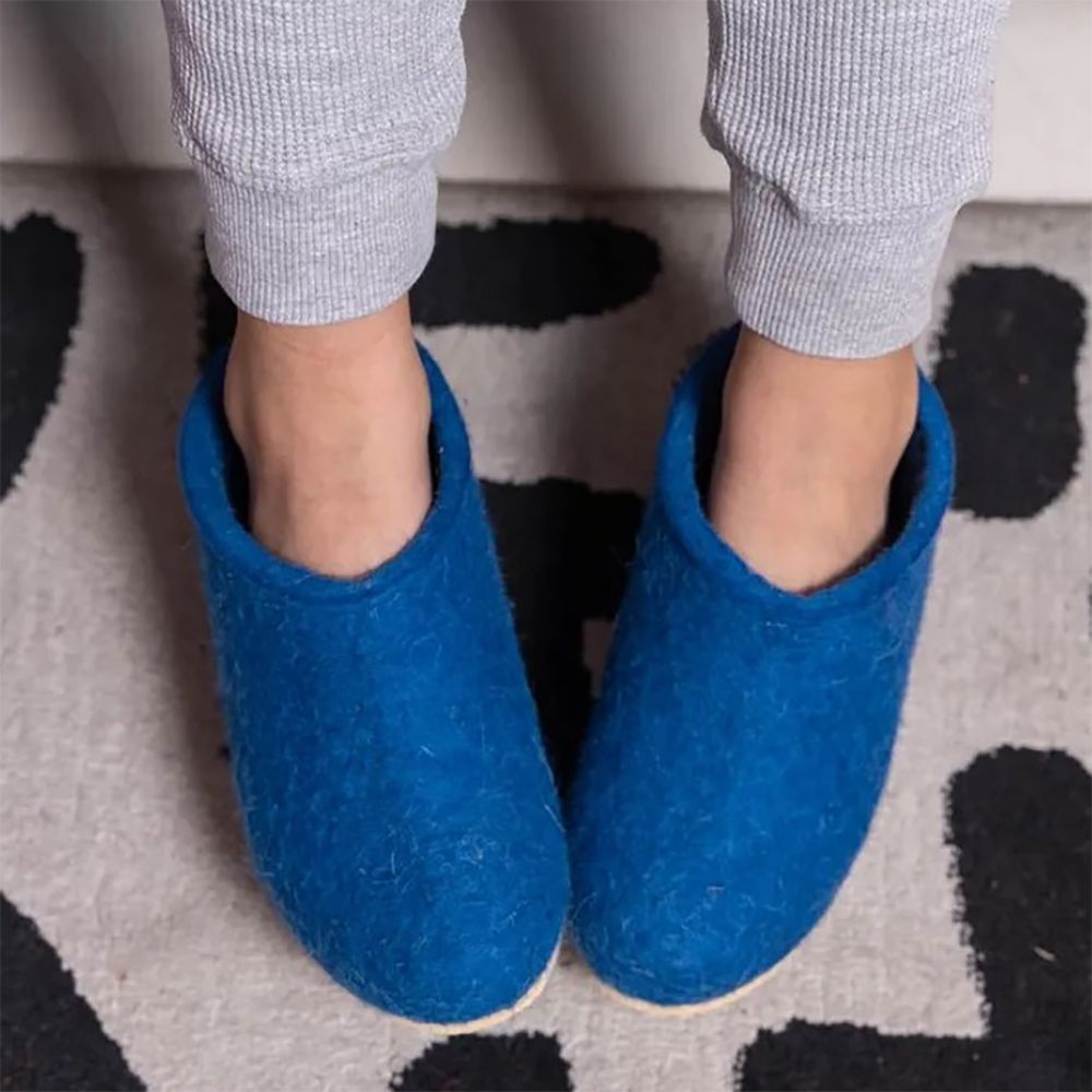 Изображение №6 | Домашние валенки Step, синие (василек), размер 35