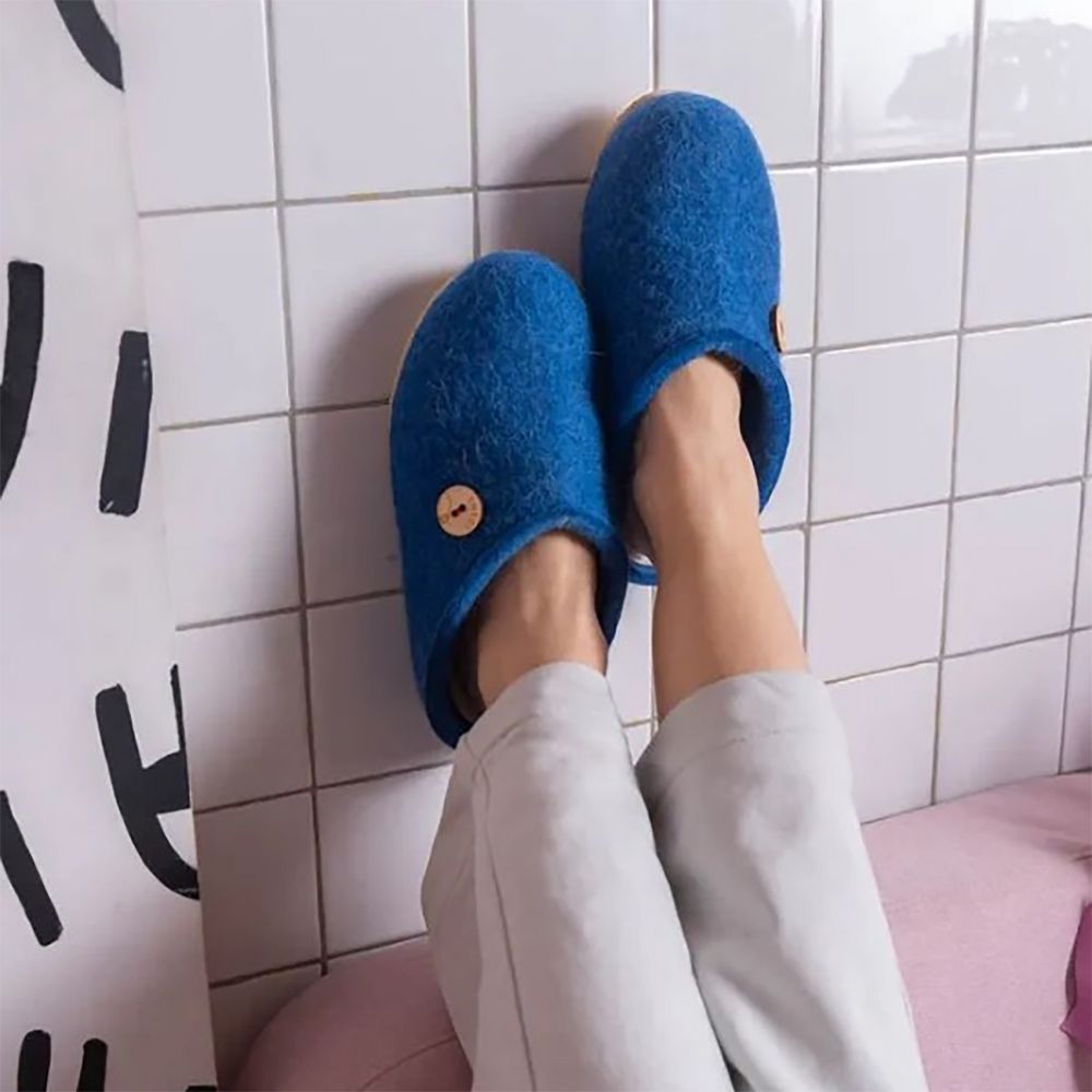 Изображение №7 | Домашние валенки Step, синие (василек), размер 35