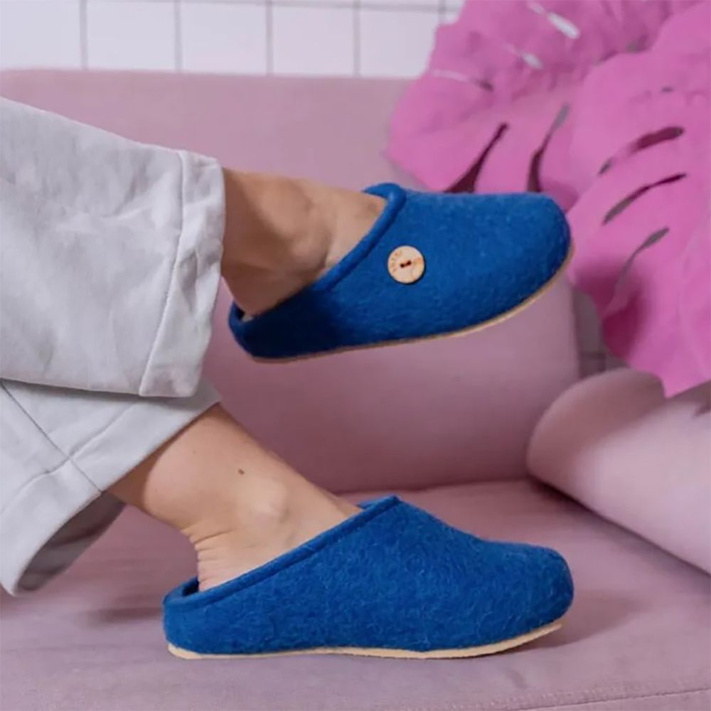 Изображение №8 | Домашние валенки Step, синие (василек), размер 35