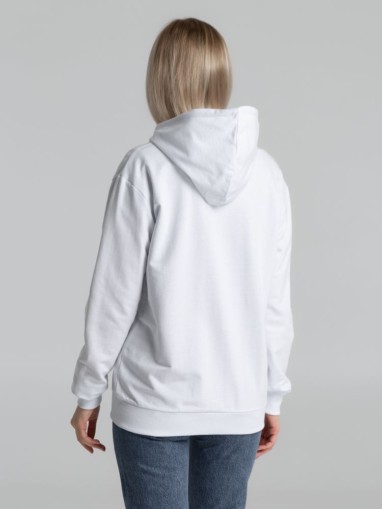 Изображение №11 | Толстовка на молнии с капюшоном Unit Siverga белая, размер S