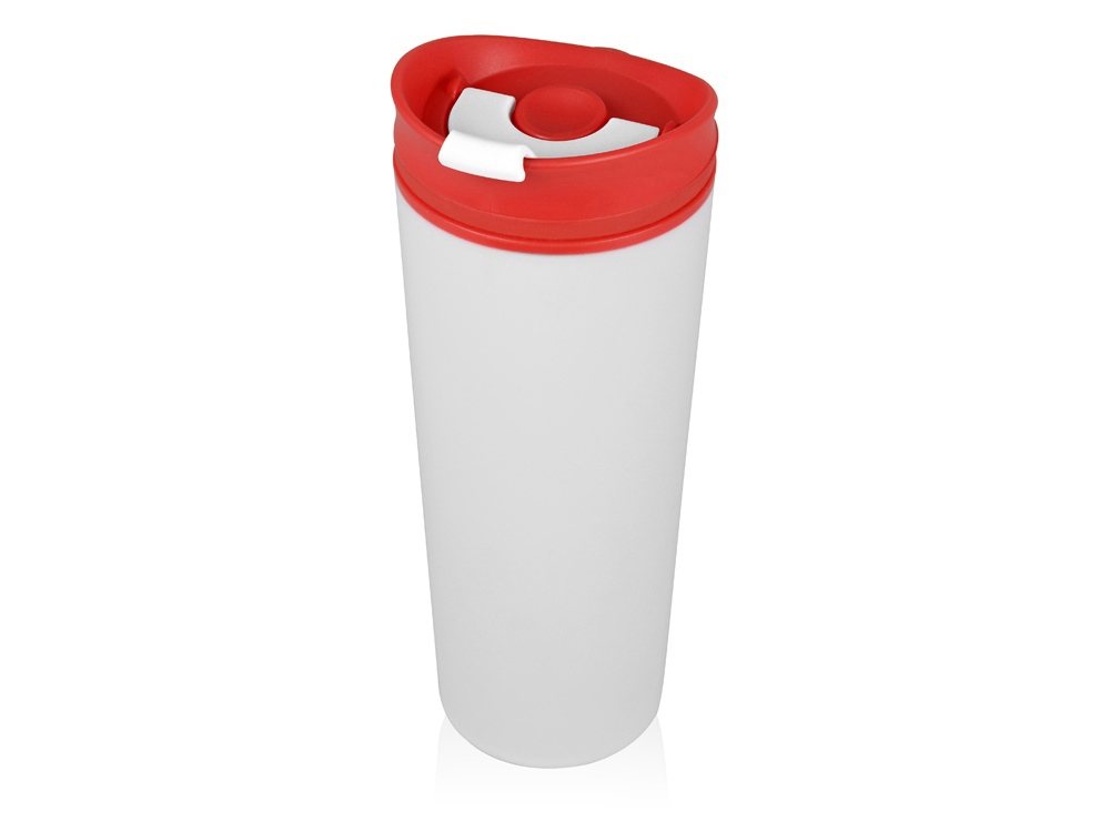 Изображение №1 | Термокружка «Brite» (белый/красный)