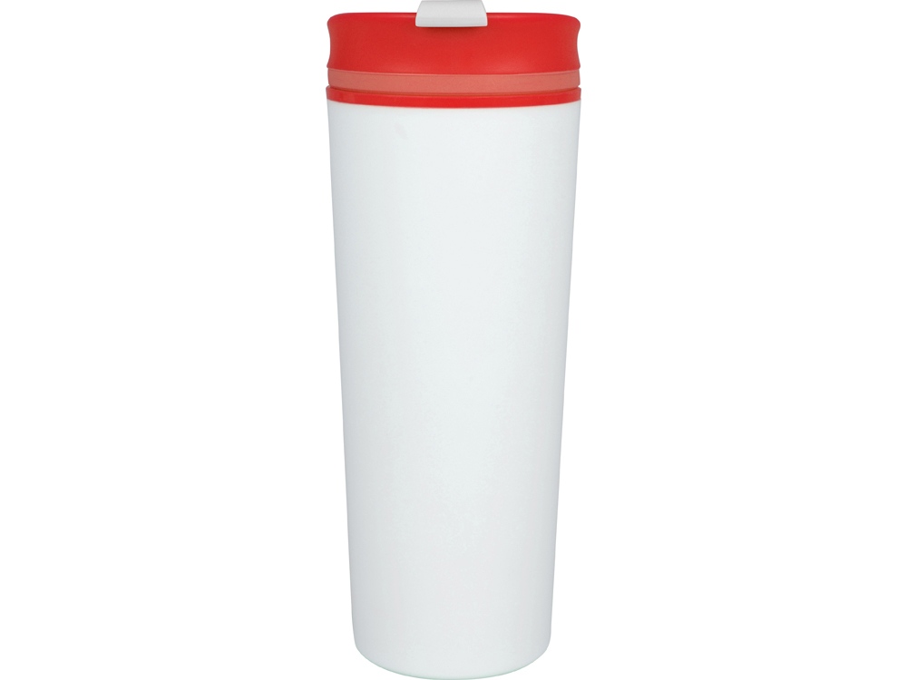 Изображение №3 | Термокружка «Brite» (белый/красный)