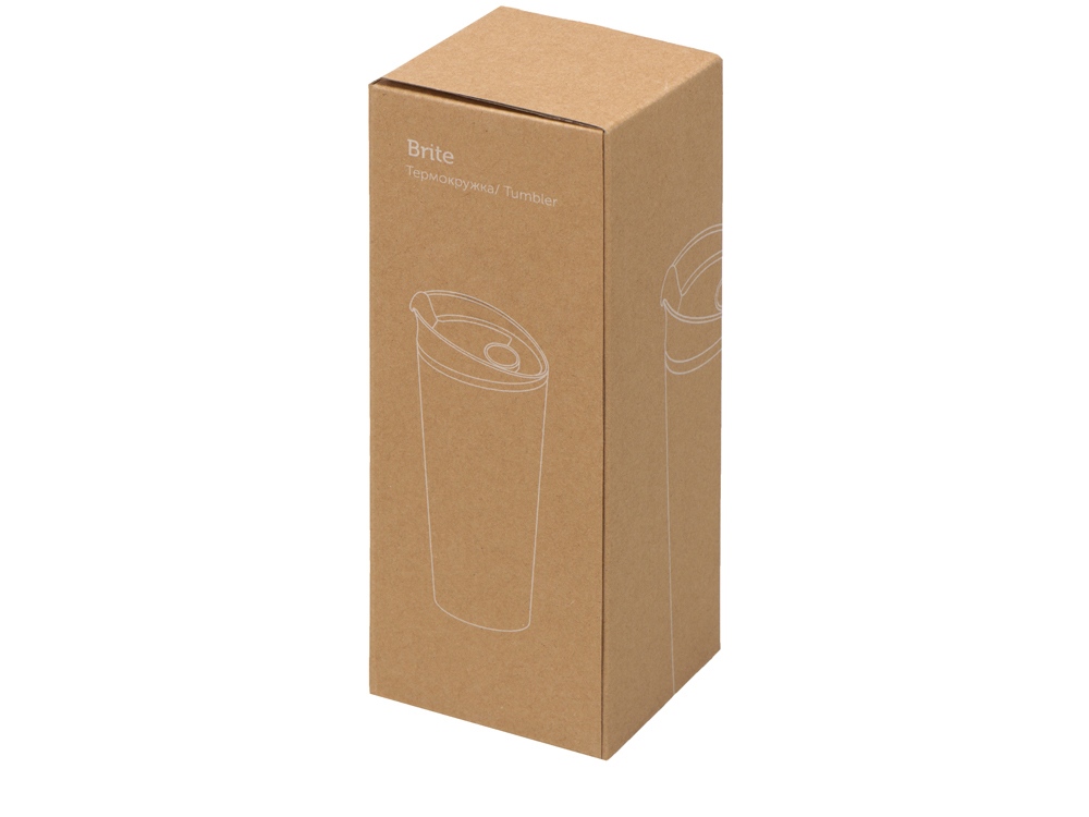 Изображение №4 | Термокружка «Brite» (белый/красный)