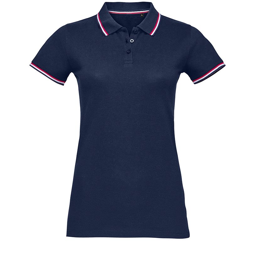 Изображение №1 | Рубашка поло женская Prestige Women темно-синяя, размер XXL