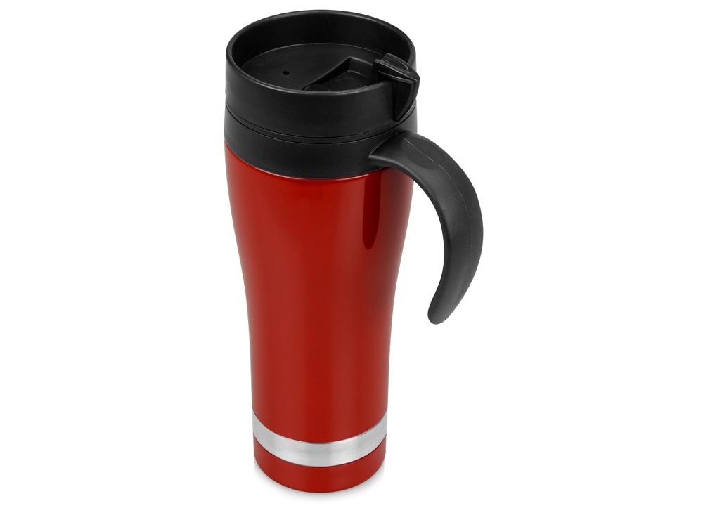 Изображение №1 | Термокружка «Робуста» (красный/черный/серебристый)