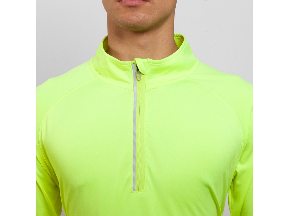 Изображение №5 | Толстовка с воротом на молнии «Melbourne» мужская S (неоновый желтый)