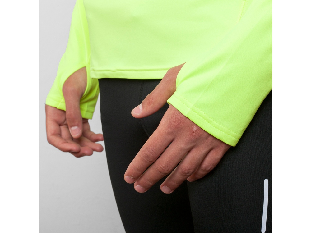 Изображение №6 | Толстовка с воротом на молнии «Melbourne» мужская S (неоновый желтый)